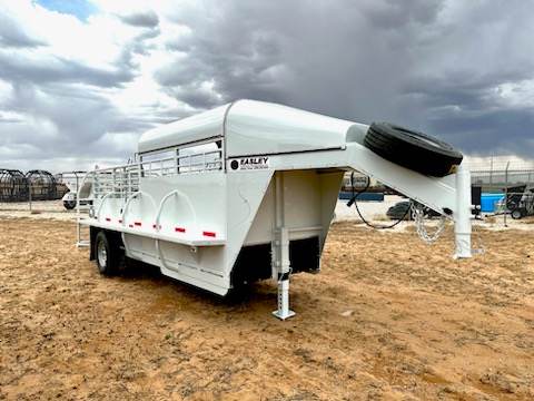 EASLEY TRAILER 5' X 16' GN SA WHITE 1/2 TOP